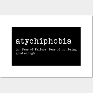 Atychiphobia Meaning Posters and Art